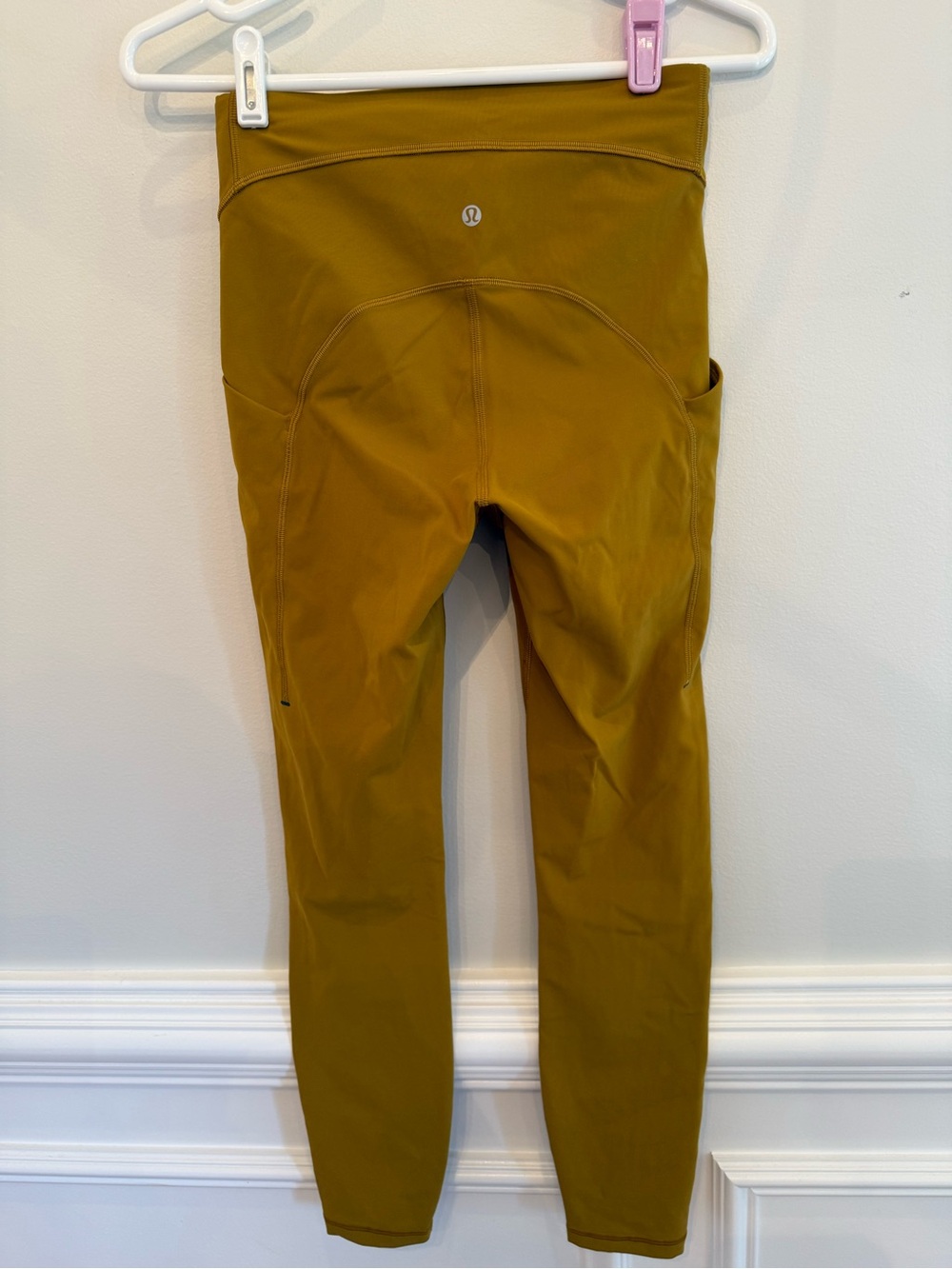 Lululemon Power Thru HR Tight High-Rise 25 inch Leggings Gold Spice Workout - Picture 6 of 11